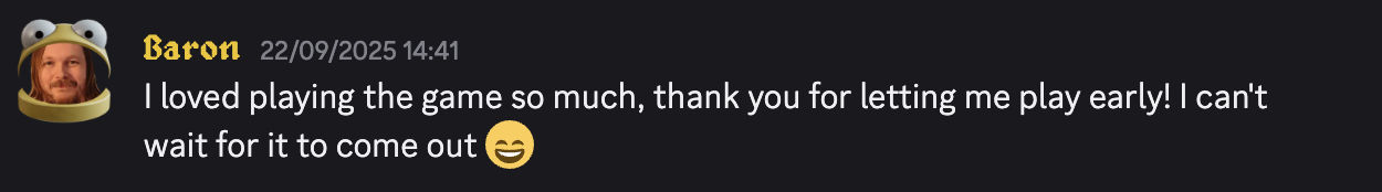 Original Discord message by Baron